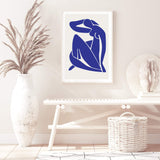 Blue Nudes-The Paper Tree-abstract,blue,blue nudes,hamptons,lady,Matisse,modern,nu bleu,portrait,premium art print,wall art,Wall_Art,Wall_Art_Prints