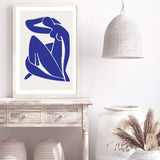 Blue Nudes-The Paper Tree-abstract,blue,blue nudes,hamptons,lady,Matisse,modern,nu bleu,portrait,premium art print,wall art,Wall_Art,Wall_Art_Prints