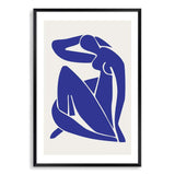 Blue Nudes-The Paper Tree-abstract,blue,blue nudes,hamptons,lady,Matisse,modern,nu bleu,portrait,premium art print,wall art,Wall_Art,Wall_Art_Prints