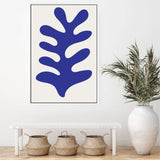 Blue Organic Shape-The Paper Tree-abstract,blue,hamptons,henri matisse,Matisse,modern,nu bleu,organic shape,portrait,premium art print,shape,wall art,Wall_Art,Wall_Art_Prints