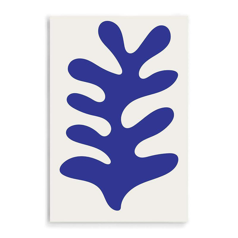 Blue Organic Shape-The Paper Tree-abstract,blue,hamptons,henri matisse,Matisse,modern,nu bleu,organic shape,portrait,premium art print,shape,wall art,Wall_Art,Wall_Art_Prints