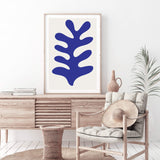 Blue Organic Shape-The Paper Tree-abstract,blue,hamptons,henri matisse,Matisse,modern,nu bleu,organic shape,portrait,premium art print,shape,wall art,Wall_Art,Wall_Art_Prints