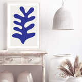 Blue Organic Shape-The Paper Tree-abstract,blue,hamptons,henri matisse,Matisse,modern,nu bleu,organic shape,portrait,premium art print,shape,wall art,Wall_Art,Wall_Art_Prints