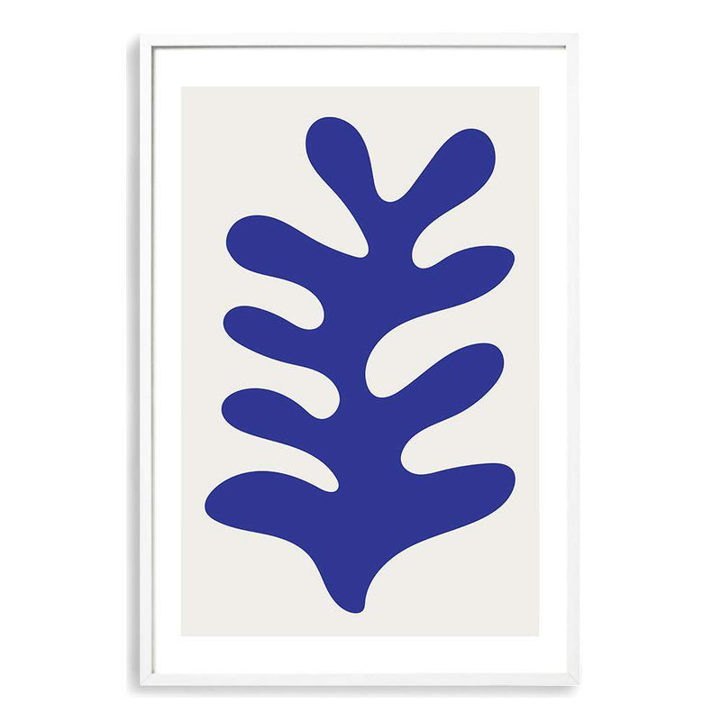 Blue Organic Shape-The Paper Tree-abstract,blue,hamptons,henri matisse,Matisse,modern,nu bleu,organic shape,portrait,premium art print,shape,wall art,Wall_Art,Wall_Art_Prints