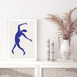 Blue Dancer-The Paper Tree-abstract,blue,blue dancer,hamptons,henri matisse,Matisse,modern,nu bleu,organic shape,portrait,premium art print,shape,wall art,Wall_Art,Wall_Art_Prints