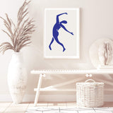 Blue Dancer-The Paper Tree-abstract,blue,blue dancer,hamptons,henri matisse,Matisse,modern,nu bleu,organic shape,portrait,premium art print,shape,wall art,Wall_Art,Wall_Art_Prints