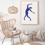 Blue Dancer-The Paper Tree-abstract,blue,blue dancer,hamptons,henri matisse,Matisse,modern,nu bleu,organic shape,portrait,premium art print,shape,wall art,Wall_Art,Wall_Art_Prints