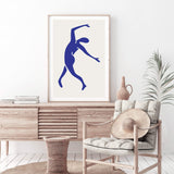 Blue Dancer-The Paper Tree-abstract,blue,blue dancer,hamptons,henri matisse,Matisse,modern,nu bleu,organic shape,portrait,premium art print,shape,wall art,Wall_Art,Wall_Art_Prints