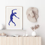 Blue Dancer-The Paper Tree-abstract,blue,blue dancer,hamptons,henri matisse,Matisse,modern,nu bleu,organic shape,portrait,premium art print,shape,wall art,Wall_Art,Wall_Art_Prints