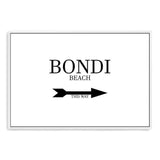 Bondi This Way-The Paper Tree-arrow,australia,black & white,black and white,boho,bondi,bondi beach,direction,directional,hamptons,landscape,monochrome,premium art print,text,typography,wall art,Wall_Art,Wall_Art_Prints