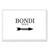 Bondi This Way-The Paper Tree-arrow,australia,black & white,black and white,boho,bondi,bondi beach,direction,directional,hamptons,landscape,monochrome,premium art print,text,typography,wall art,Wall_Art,Wall_Art_Prints