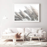 Coastal Pampas Grass-The Paper Tree-boho,botanical,Coastal,grass,hamptons,landscape,leaf,leaves,Muted Tone,Natural,nature,neutral,pampas grass,premium art print,reeds,tall grass,wall art,Wall_Art,white