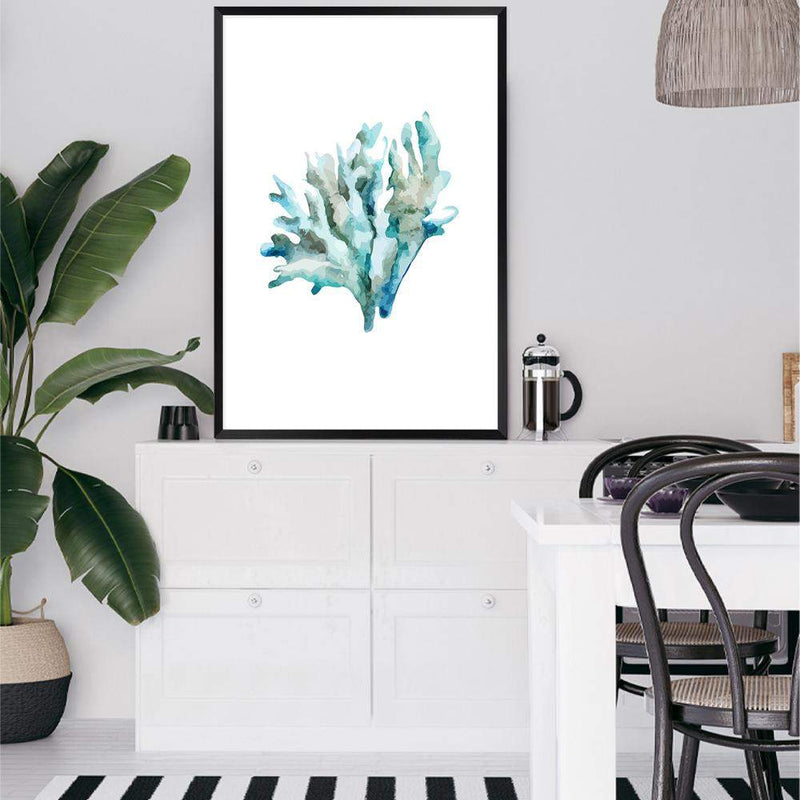 Blue Coral IIII-The Paper Tree-Art_Prints,Artwork,BEACH,blue,blue coral,coastal,COASTAL ART,coral,Designer,HAMPTON,hamptons,portrait,premium art print,wall art,Wall_Art,Wall_Art_Prints