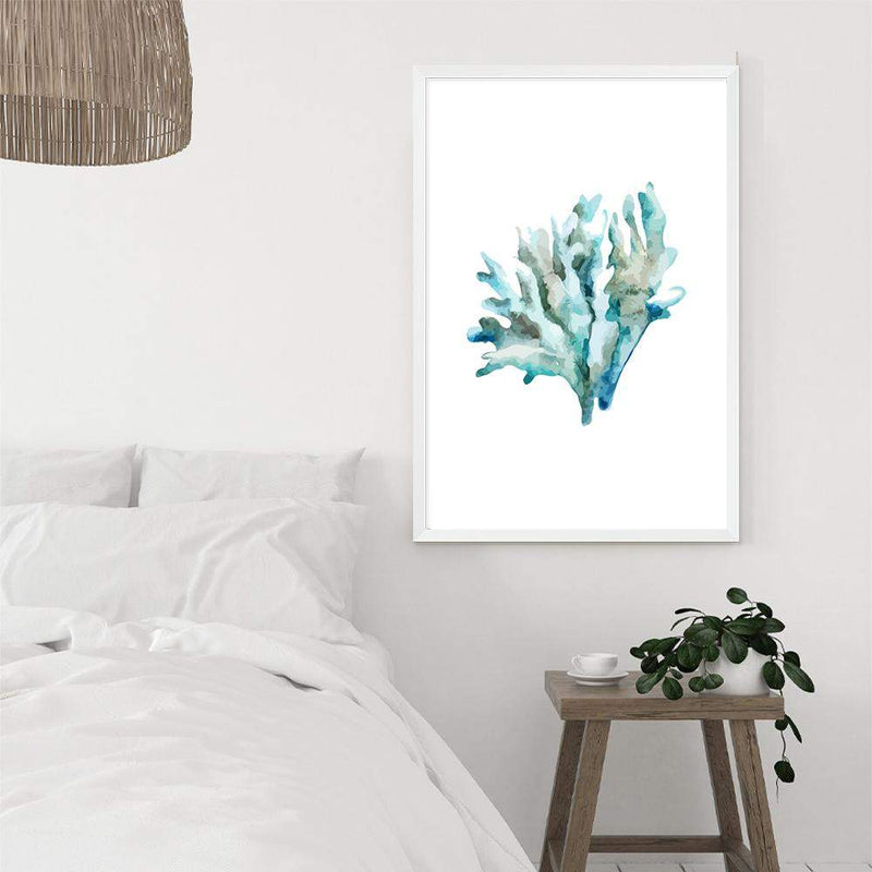 Blue Coral IIII-The Paper Tree-Art_Prints,Artwork,BEACH,blue,blue coral,coastal,COASTAL ART,coral,Designer,HAMPTON,hamptons,portrait,premium art print,wall art,Wall_Art,Wall_Art_Prints