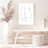 Female Figure Line-The Paper Tree-abstract,black & white,BLACK AND WHITE,boho,continuous line,curves,female,female figure,female form,figure,hamptons,line art,modern,monochrome,neutral,one line,organic shape,portrait,premium art print,shape,single line,wall art,Wall_Art,Wall_Art_Prints,white