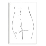 Female Figure Line-The Paper Tree-abstract,black & white,BLACK AND WHITE,boho,continuous line,curves,female,female figure,female form,figure,hamptons,line art,modern,monochrome,neutral,one line,organic shape,portrait,premium art print,shape,single line,wall art,Wall_Art,Wall_Art_Prints,white