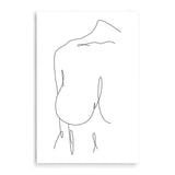 Female Line-The Paper Tree-abstract,black & white,BLACK AND WHITE,boho,continuous line,curves,female,female figure,female form,figure,hamptons,line art,modern,monochrome,neutral,one line,organic shape,portrait,premium art print,shape,single line,wall art,Wall_Art,Wall_Art_Prints,white