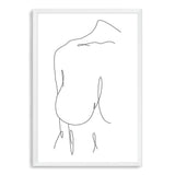 Female Line-The Paper Tree-abstract,black & white,BLACK AND WHITE,boho,continuous line,curves,female,female figure,female form,figure,hamptons,line art,modern,monochrome,neutral,one line,organic shape,portrait,premium art print,shape,single line,wall art,Wall_Art,Wall_Art_Prints,white