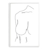 Female Line-The Paper Tree-abstract,black & white,BLACK AND WHITE,boho,continuous line,curves,female,female figure,female form,figure,hamptons,line art,modern,monochrome,neutral,one line,organic shape,portrait,premium art print,shape,single line,wall art,Wall_Art,Wall_Art_Prints,white