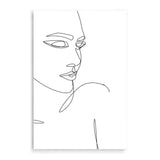 Female Face Line-The Paper Tree-abstract,black & white,BLACK AND WHITE,boho,continuous line,curves,face,female,female figure,female form,figure,hamptons,line art,lips,modern,monochrome,neutral,one line,organic shape,portrait,premium art print,shape,single line,wall art,Wall_Art,Wall_Art_Prints,white,woman