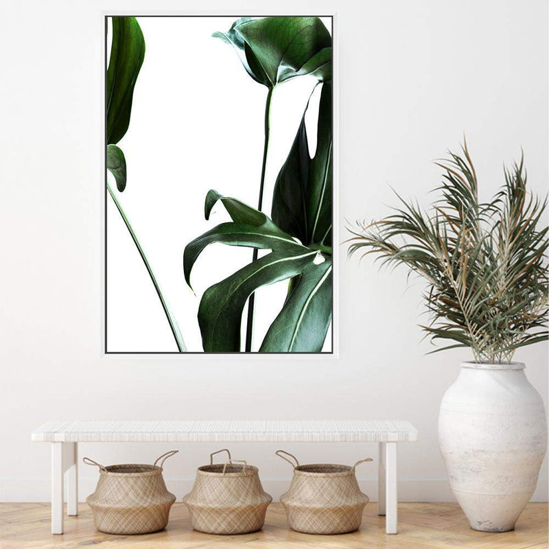 Monstera Leaves-The Paper Tree-botanical,dark green,green,jungle,leaf,leaves,minimal,modern,monstera,portrait,premium art print,scandi,wall art,Wall_Art,Wall_Art_Prints