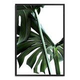 Monstera Leaves II-The Paper Tree-botanical,dark green,green,jungle,leaf,leaves,minimal,modern,monstera,portrait,premium art print,scandi,wall art,Wall_Art,Wall_Art_Prints