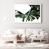 Monstera Leaves IIII-The Paper Tree-botanical,dark green,green,jungle,landscape,leaf,leaves,minimal,modern,monstera,premium art print,scandi,wall art,Wall_Art,Wall_Art_Prints