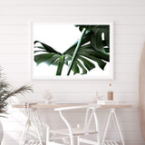 Monstera Leaves IIII-The Paper Tree-botanical,dark green,green,jungle,landscape,leaf,leaves,minimal,modern,monstera,premium art print,scandi,wall art,Wall_Art,Wall_Art_Prints