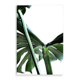 Monstera Leaves IIIII-The Paper Tree-botanical,dark green,green,jungle,leaf,leaves,minimal,modern,monstera,portrait,premium art print,scandi,wall art,Wall_Art,Wall_Art_Prints