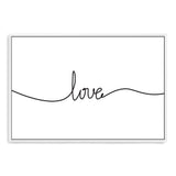 Love Line II-The Paper Tree-black & white,black and white,boho,hamptons,love,monochrome,neutral,portrait,premium art print,quote,text,typography,wall art,Wall_Art,Wall_Art_Prints