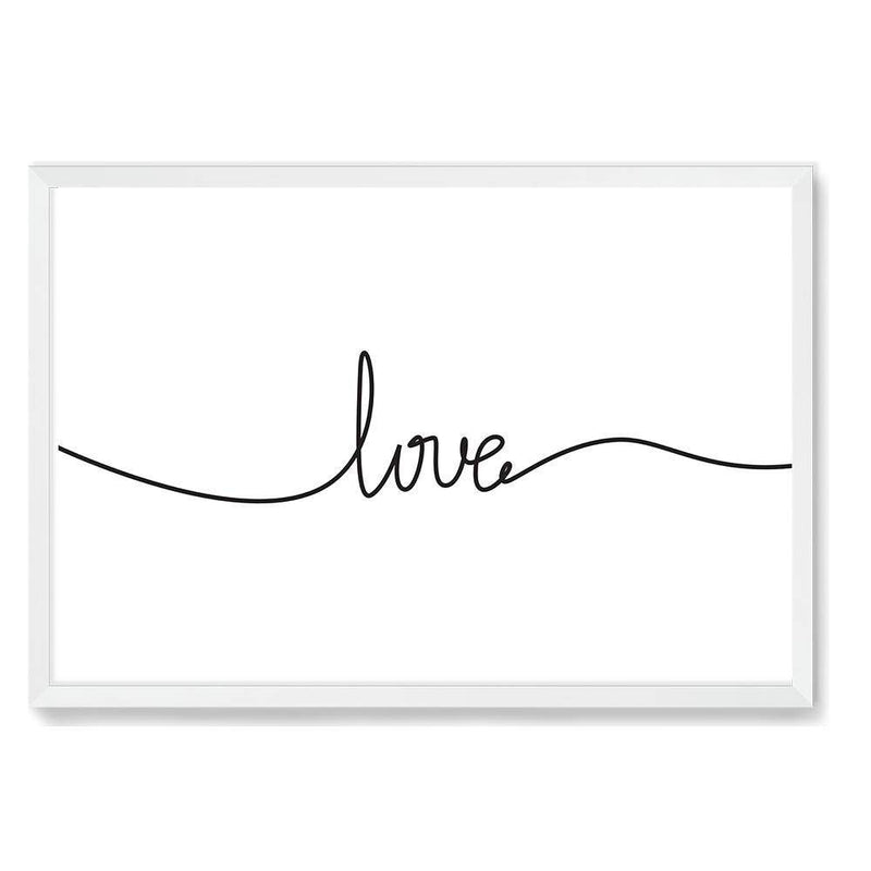 Love Line II-The Paper Tree-black & white,black and white,boho,hamptons,love,monochrome,neutral,portrait,premium art print,quote,text,typography,wall art,Wall_Art,Wall_Art_Prints