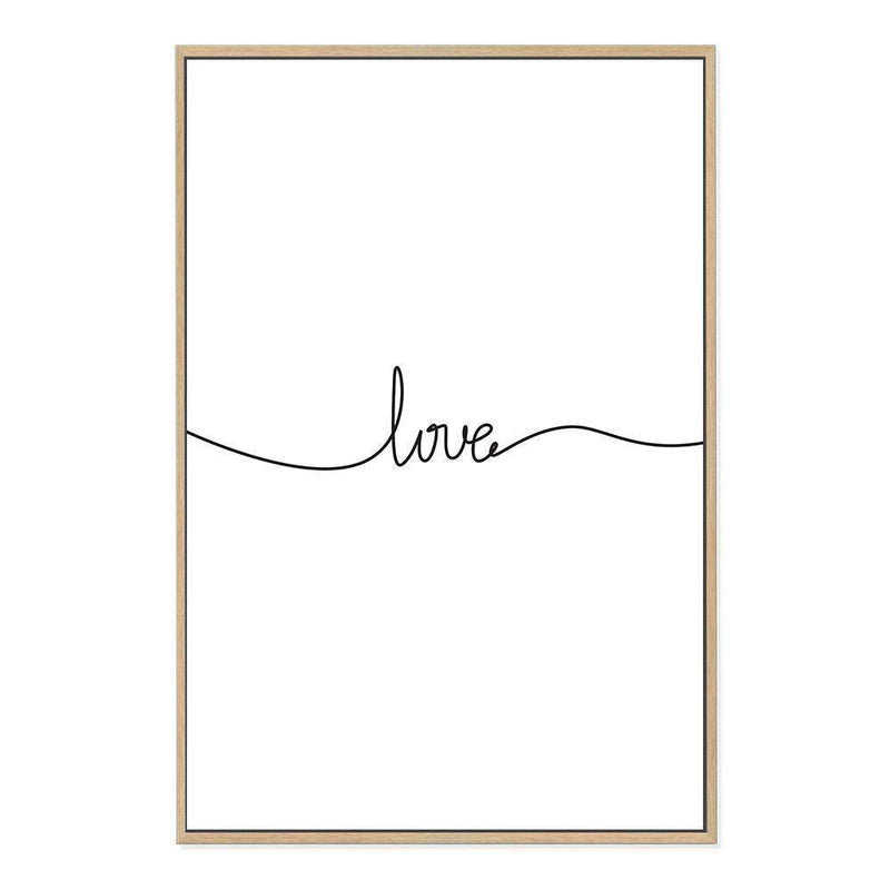 Love Line-The Paper Tree-black & white,black and white,boho,hamptons,love,monochrome,neutral,portrait,premium art print,quote,text,typography,wall art,Wall_Art,Wall_Art_Prints