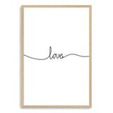 Love Line-The Paper Tree-black & white,black and white,boho,hamptons,love,monochrome,neutral,portrait,premium art print,quote,text,typography,wall art,Wall_Art,Wall_Art_Prints