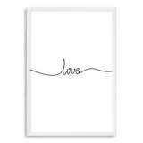 Love Line-The Paper Tree-black & white,black and white,boho,hamptons,love,monochrome,neutral,portrait,premium art print,quote,text,typography,wall art,Wall_Art,Wall_Art_Prints