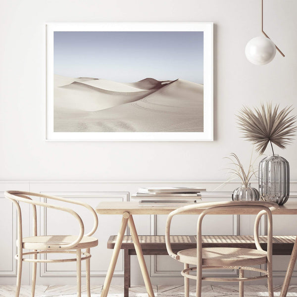 Californian Desert-The Paper Tree-Art_Prints,Artwork,blue,bohemian,boho,Californian desert,desert,Designer,horizon,landscape,moroccan,moroccan desert,morocco,muted tone,NEUTRAL,premium art print,sand dunes,TAN,wall art,Wall_Art,Wall_Art_Prints