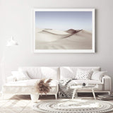 Californian Desert-The Paper Tree-Art_Prints,Artwork,blue,bohemian,boho,Californian desert,desert,Designer,horizon,landscape,moroccan,moroccan desert,morocco,muted tone,NEUTRAL,premium art print,sand dunes,TAN,wall art,Wall_Art,Wall_Art_Prints