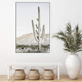 Desert Cactus-The Paper Tree-bohemian,boho,botanical,CACTUS,california,californian desert,desert,desert tree,muted tone,nature,neutral,portrait,premium art print,sand,wall art,Wall_Art,Wall_Art_Prints