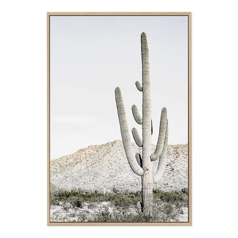 Desert Cactus-The Paper Tree-bohemian,boho,botanical,CACTUS,california,californian desert,desert,desert tree,muted tone,nature,neutral,portrait,premium art print,sand,wall art,Wall_Art,Wall_Art_Prints