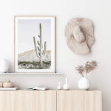 Desert Cactus-The Paper Tree-bohemian,boho,botanical,CACTUS,california,californian desert,desert,desert tree,muted tone,nature,neutral,portrait,premium art print,sand,wall art,Wall_Art,Wall_Art_Prints