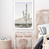 Desert Cactus-The Paper Tree-bohemian,boho,botanical,CACTUS,california,californian desert,desert,desert tree,muted tone,nature,neutral,portrait,premium art print,sand,wall art,Wall_Art,Wall_Art_Prints