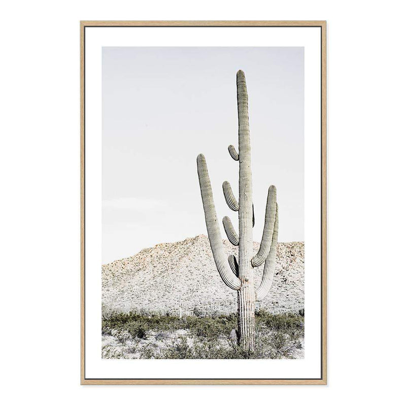 Desert Cactus-The Paper Tree-bohemian,boho,botanical,CACTUS,california,californian desert,desert,desert tree,muted tone,nature,neutral,portrait,premium art print,sand,wall art,Wall_Art,Wall_Art_Prints