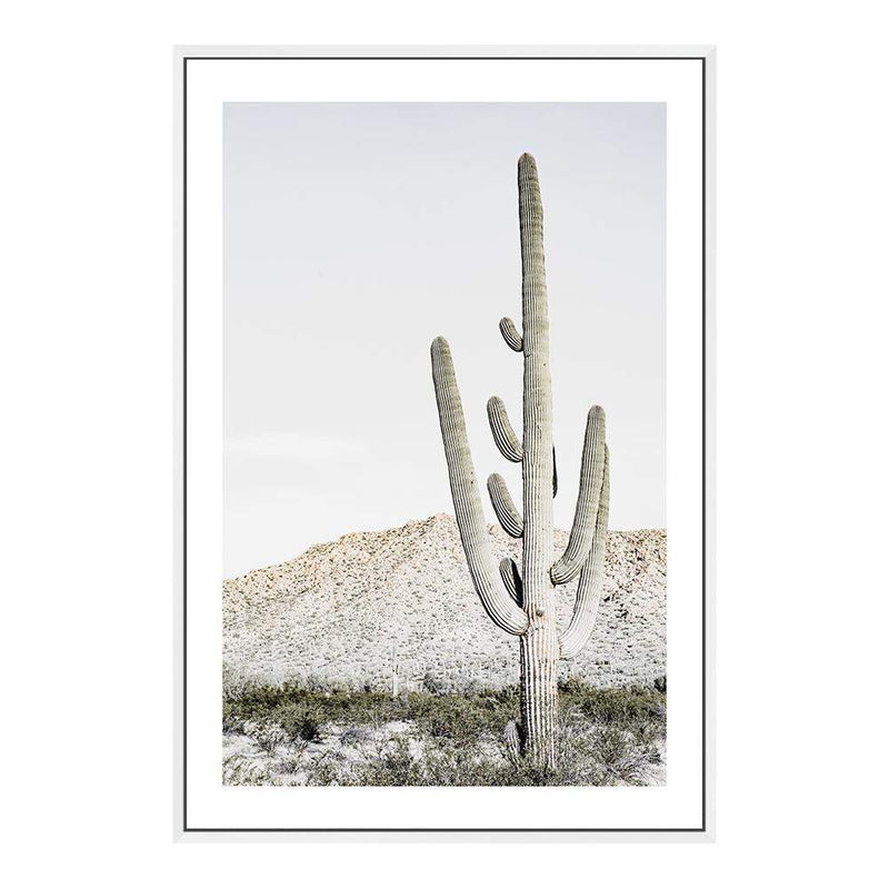 Desert Cactus-The Paper Tree-bohemian,boho,botanical,CACTUS,california,californian desert,desert,desert tree,muted tone,nature,neutral,portrait,premium art print,sand,wall art,Wall_Art,Wall_Art_Prints