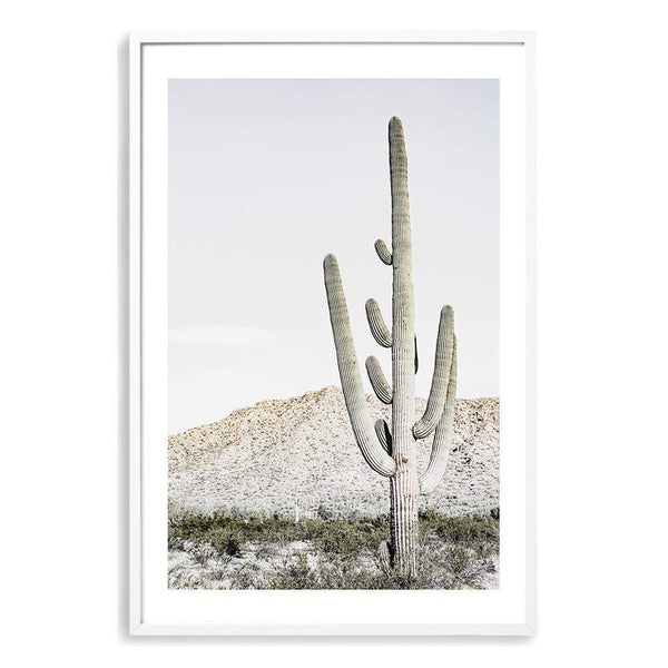 Desert Cactus-The Paper Tree-bohemian,boho,botanical,CACTUS,california,californian desert,desert,desert tree,muted tone,nature,neutral,portrait,premium art print,sand,wall art,Wall_Art,Wall_Art_Prints