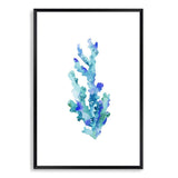 Blue Coral-The Paper Tree-Art_Prints,Artwork,BEACH,blue,blue coral,coastal,COASTAL ART,coral,Designer,HAMPTONS,portrait,premium art print,wall art,Wall_Art,Wall_Art_Prints