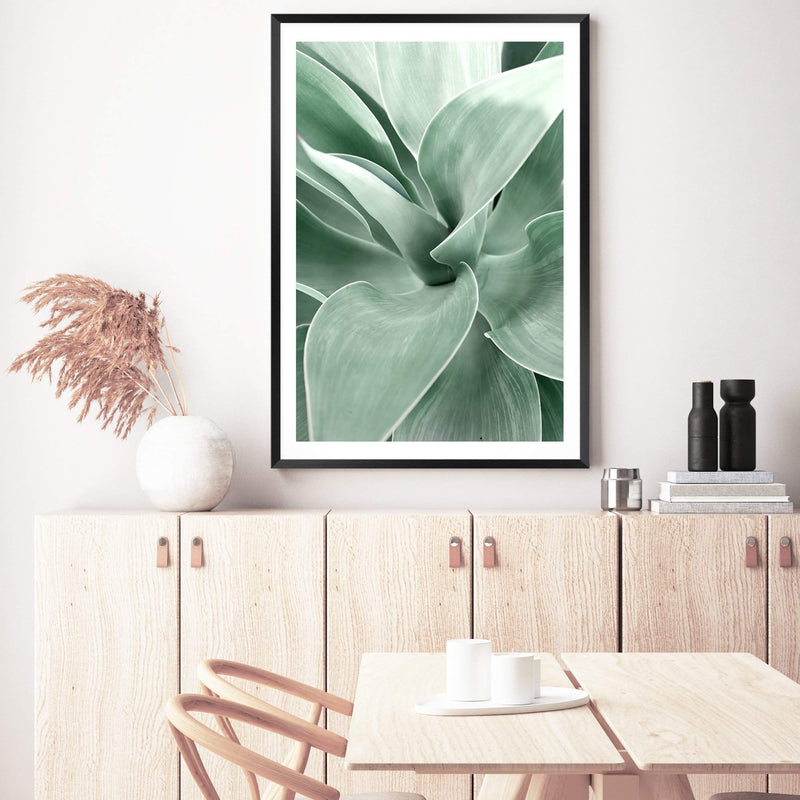 Agave-The Paper Tree-agave,botanical,cacti,cactus,colourful,green,leaf,muted tone,portrait,premium art print,succulent,wall art,Wall_Art,Wall_Art_Prints,web