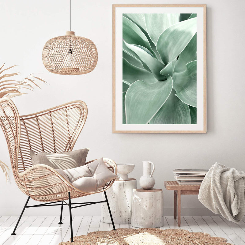 Agave-The Paper Tree-agave,botanical,cacti,cactus,colourful,green,leaf,muted tone,portrait,premium art print,succulent,wall art,Wall_Art,Wall_Art_Prints,web