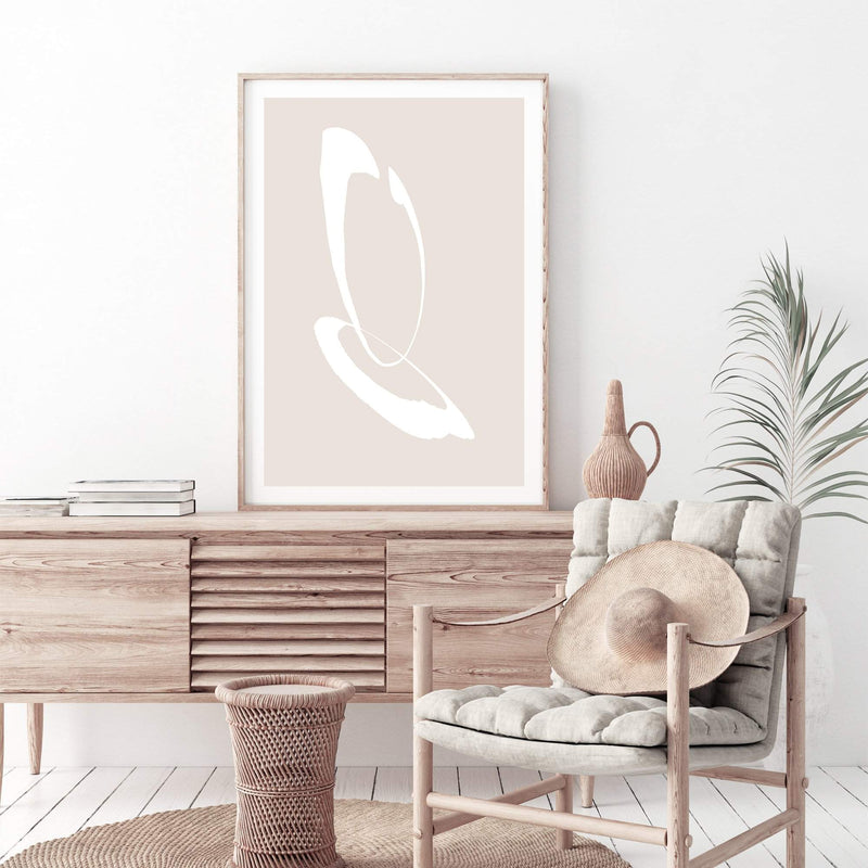 Neutral Shapes-The Paper Tree-abstract,beige,boho,curve,hamptons,modern,neutral,organic shape,portrait,premium art print,shape,wall art,Wall_Art,Wall_Art_Prints,white