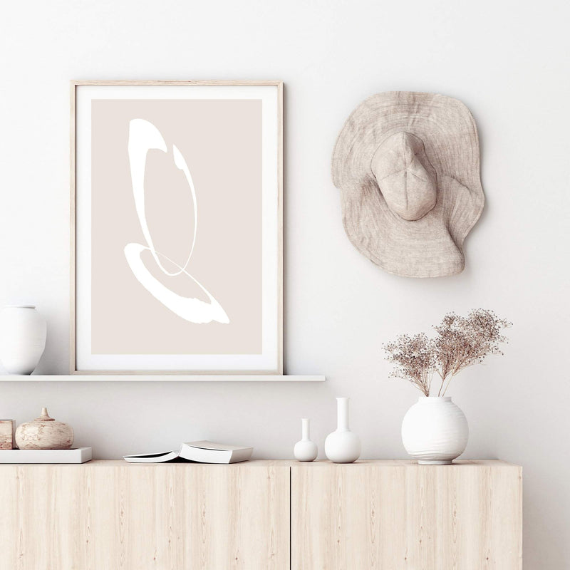 Neutral Shapes-The Paper Tree-abstract,beige,boho,curve,hamptons,modern,neutral,organic shape,portrait,premium art print,shape,wall art,Wall_Art,Wall_Art_Prints,white