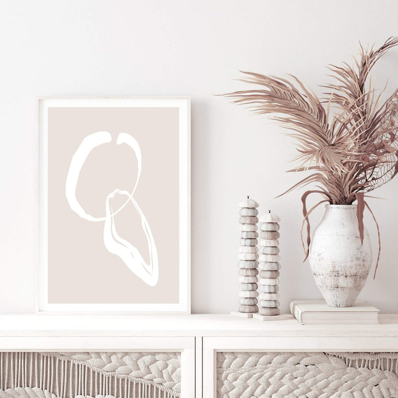 Neutral Shapes II-The Paper Tree-abstract,beige,boho,curve,hamptons,modern,neutral,organic shape,portrait,premium art print,shape,wall art,Wall_Art,Wall_Art_Prints,white