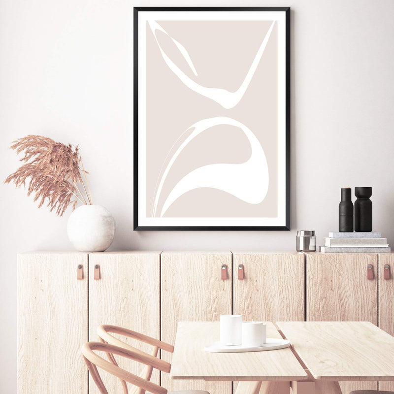 Neutral Shapes IIII-The Paper Tree-abstract,beige,boho,curve,hamptons,modern,neutral,organic shape,portrait,premium art print,shape,wall art,Wall_Art,Wall_Art_Prints,white